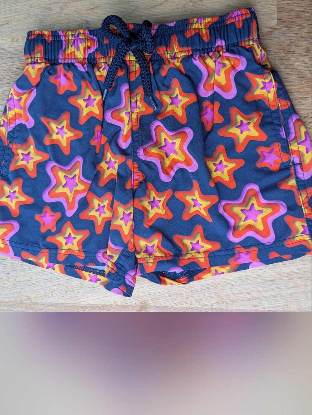 VILEBREQUIN BOYS STAR SWIM TRUNKS Size 4